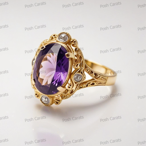 Amethyst Rings - Elegant February Birthstone Jewelry | Posh Carats