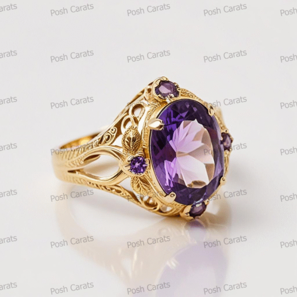 Amethyst Rings - Elegant February Birthstone Jewelry | Posh Carats
