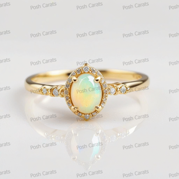 Ethiopian Opal Ring – Handmade Gemstone Jewelry by Posh Carats