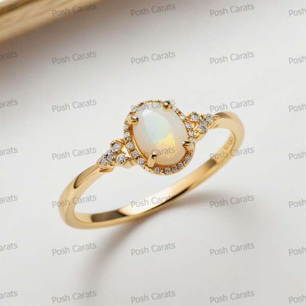 Ethiopian Opal Ring – Handmade Gemstone Jewelry by Posh Carats