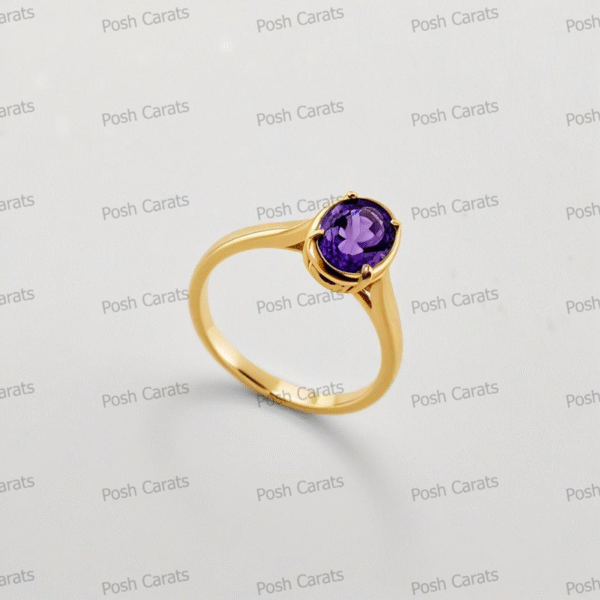 Amethyst Rings - Elegant February Birthstone Jewelry | Posh Carats