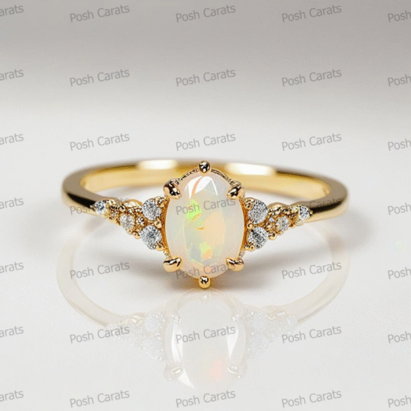 Ethiopian Opal Ring – Handmade Gemstone Jewelry by Posh Carats