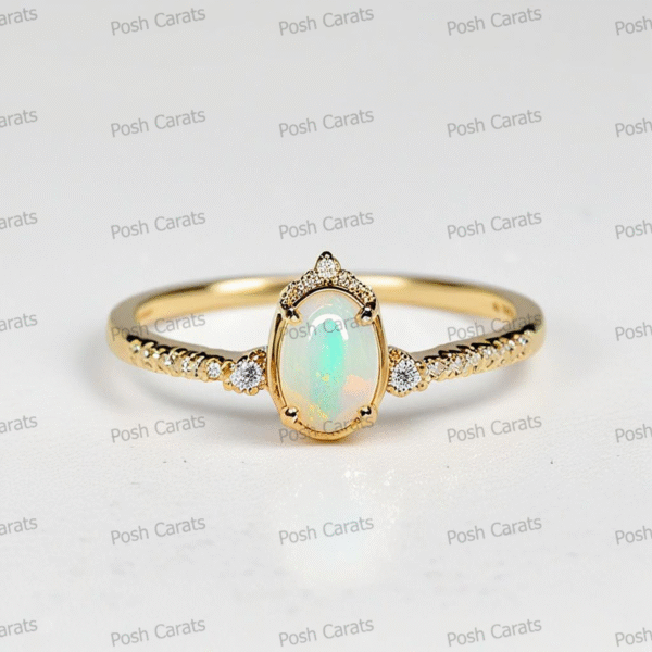 Ethiopian Opal Ring – Handmade Gemstone Jewelry by Posh Carats