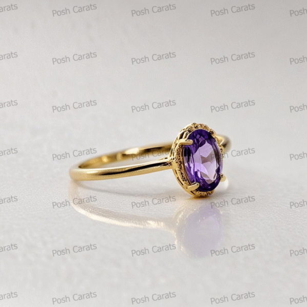 Amethyst Rings - Elegant February Birthstone Jewelry | Posh Carats