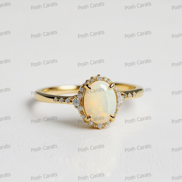 Ethiopian Opal Ring – Handmade Gemstone Jewelry by Posh Carats