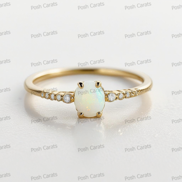 Ethiopian Opal Ring – Handmade Gemstone Jewelry by Posh Carats