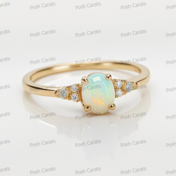 Ethiopian Opal Ring – Handmade Gemstone Jewelry by Posh Carats