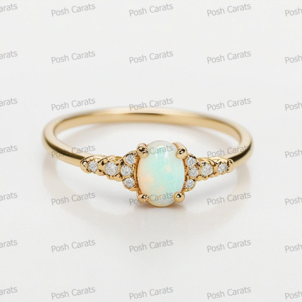 Ethiopian Opal Ring – Handmade Gemstone Jewelry by Posh Carats
