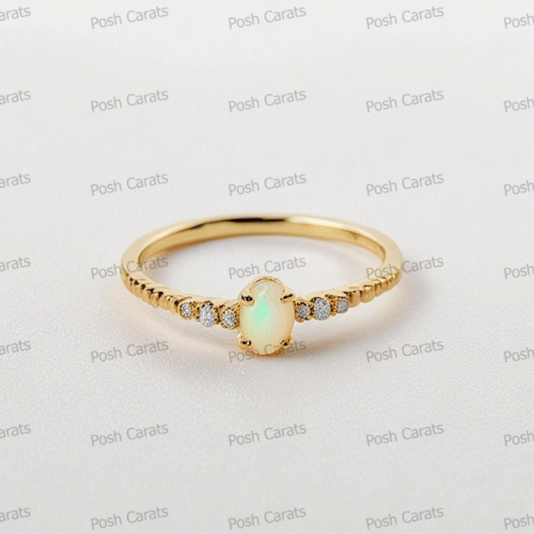 Ethiopian Opal Ring – Handmade Gemstone Jewelry by Posh Carats