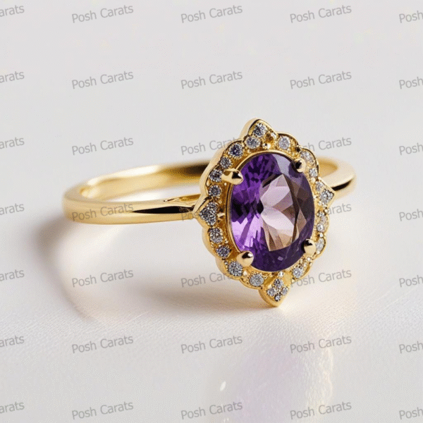Amethyst Rings - Elegant February Birthstone Jewelry | Posh Carats