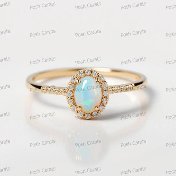 Ethiopian Opal Ring – Handmade Gemstone Jewelry by Posh Carats
