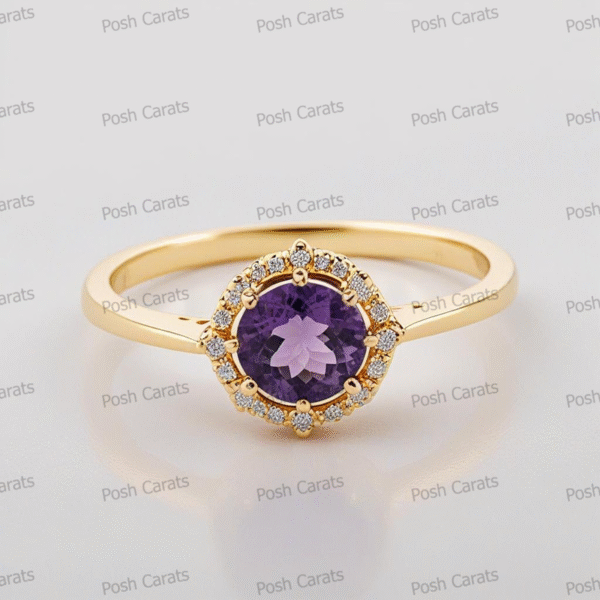 Amethyst Rings - Elegant February Birthstone Jewelry | Posh Carats