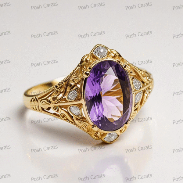 Amethyst Rings - Elegant February Birthstone Jewelry | Posh Carats