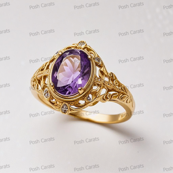 Amethyst Rings - Elegant February Birthstone Jewelry | Posh Carats