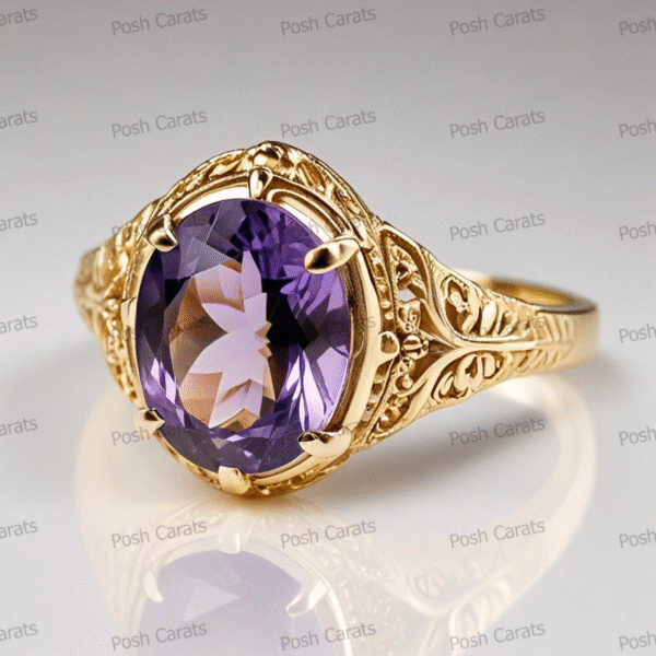 Amethyst Rings - Elegant February Birthstone Jewelry | Posh Carats