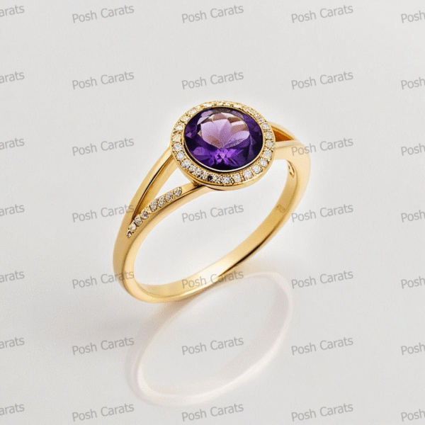 Amethyst Rings - Elegant February Birthstone Jewelry | Posh Carats