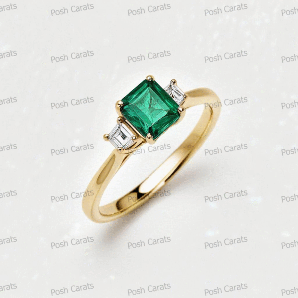 Emerald Ring - Elegant May Gemstone Jewelry by Posh Carats