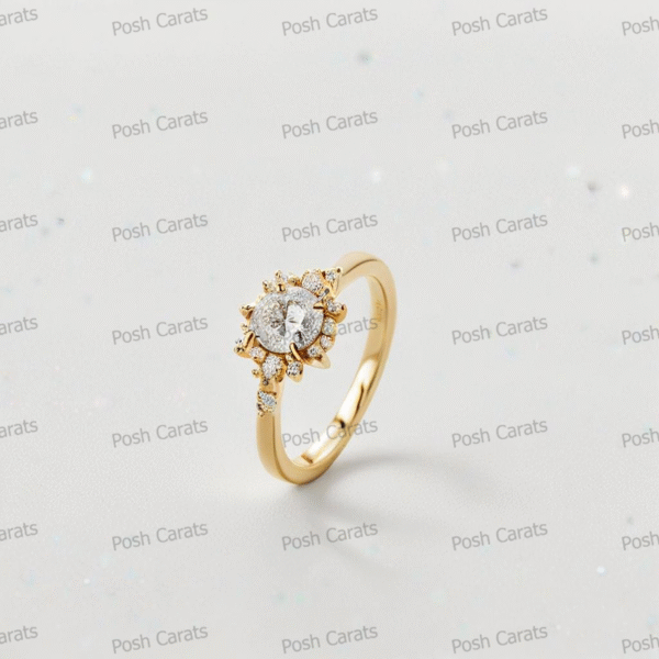 Moissanite Engagement Ring - Ethical Luxury Cut