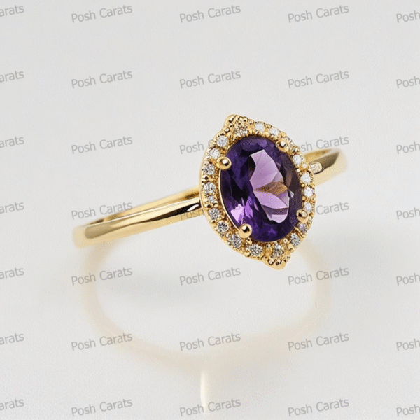 Amethyst Rings - Elegant February Birthstone Jewelry | Posh Carats