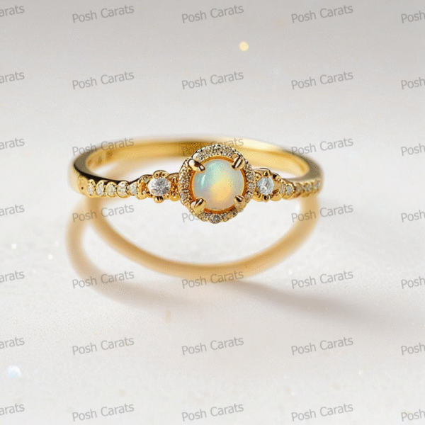 Ethiopian Opal Ring – Handmade Gemstone Jewelry by Posh Carats