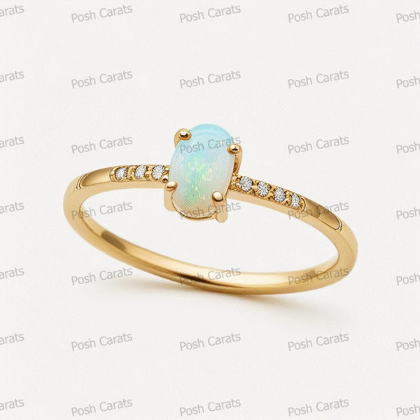 Ethiopian Opal Ring – Handmade Gemstone Jewelry by Posh Carats