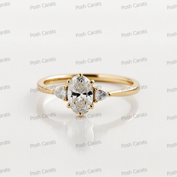 Moissanite Engagement Ring - Ethical Luxury Cut