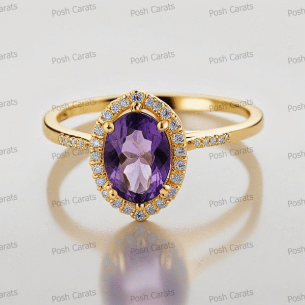 Amethyst Rings - Elegant February Birthstone Jewelry | Posh Carats