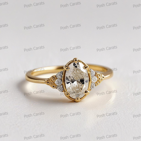 Moissanite Engagement Ring - Ethical Luxury Cut