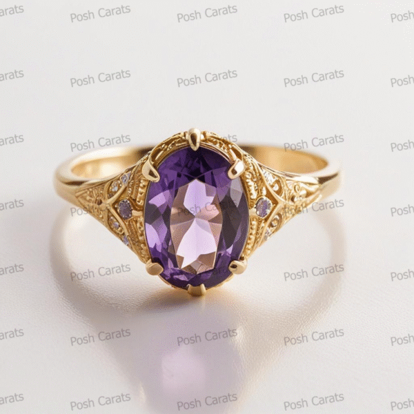 Amethyst Rings - Elegant February Birthstone Jewelry | Posh Carats