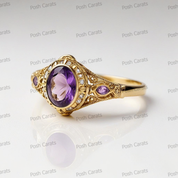 Amethyst Rings - Elegant February Birthstone Jewelry | Posh Carats