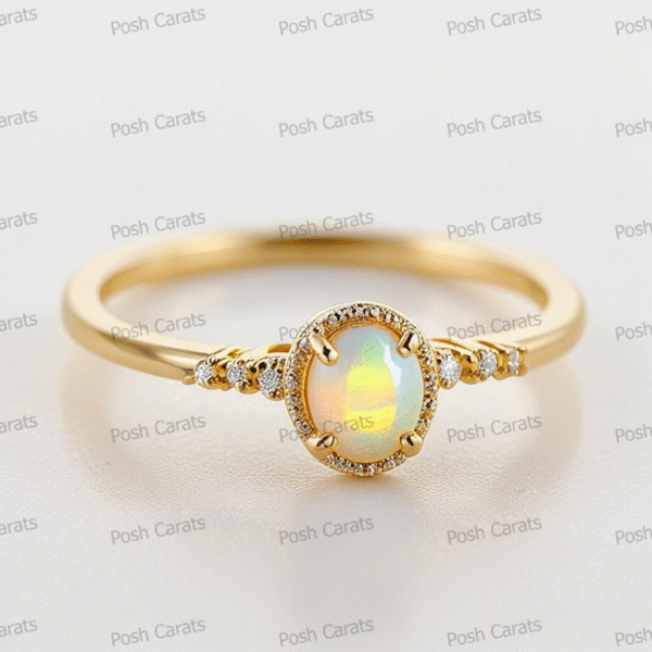 Ethiopian Opal Ring – Handmade Gemstone Jewelry by Posh Carats
