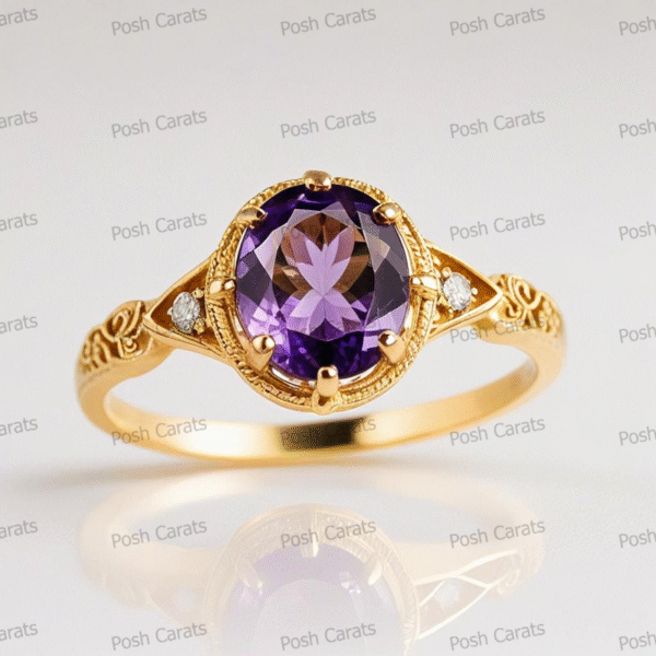 Amethyst Rings - Elegant February Birthstone Jewelry | Posh Carats