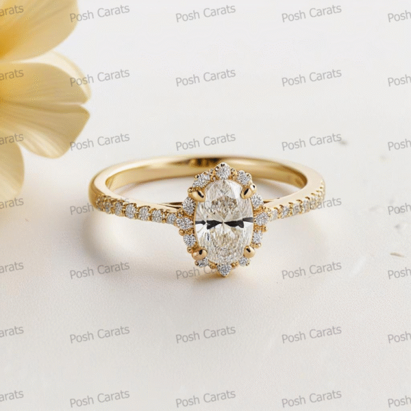Moissanite Engagement Ring - Ethical Luxury Cut
