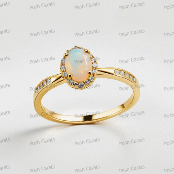 Ethiopian Opal Ring – Handmade Gemstone Jewelry by Posh Carats