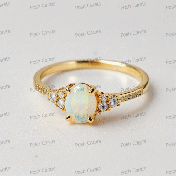 Ethiopian Opal Ring – Handmade Gemstone Jewelry by Posh Carats