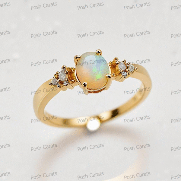 Ethiopian Opal Ring – Handmade Gemstone Jewelry by Posh Carats