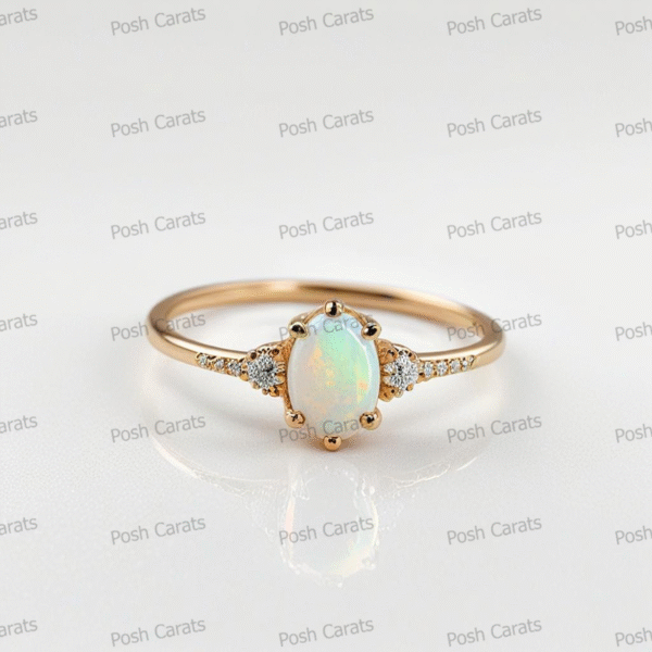 Ethiopian Opal Ring – Handmade Gemstone Jewelry by Posh Carats
