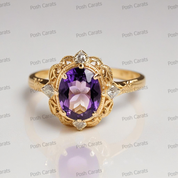 Amethyst Rings - Elegant February Birthstone Jewelry | Posh Carats