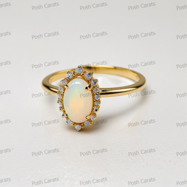 Ethiopian Opal Ring – Handmade Gemstone Jewelry by Posh Carats