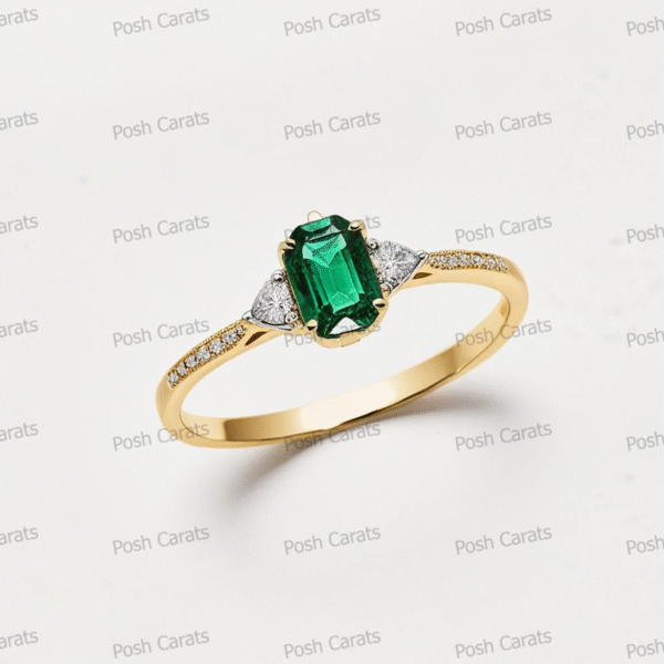 Emerald Ring - Elegant May Gemstone Jewelry by Posh Carats