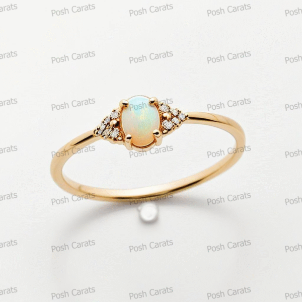 Ethiopian Opal Ring – Handmade Gemstone Jewelry by Posh Carats
