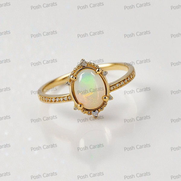 Ethiopian Opal Ring – Handmade Gemstone Jewelry by Posh Carats