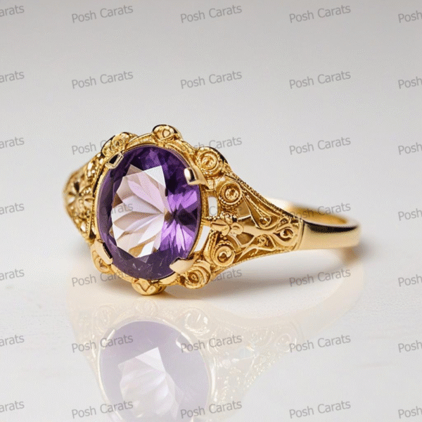 Amethyst Rings - Elegant February Birthstone Jewelry | Posh Carats