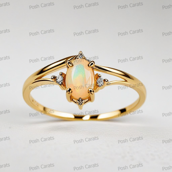 Ethiopian Opal Ring – Handmade Gemstone Jewelry by Posh Carats