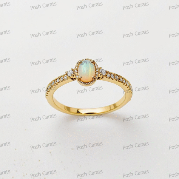 Ethiopian Opal Ring – Handmade Gemstone Jewelry by Posh Carats