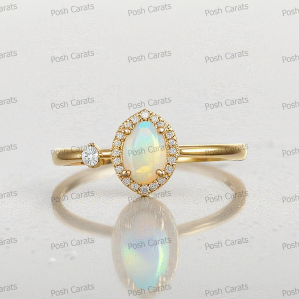 Ethiopian Opal Ring – Handmade Gemstone Jewelry by Posh Carats