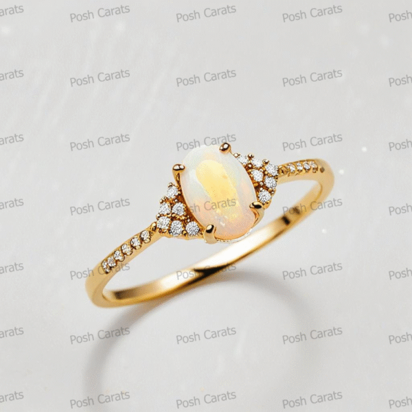 Ethiopian Opal Ring – Handmade Gemstone Jewelry by Posh Carats