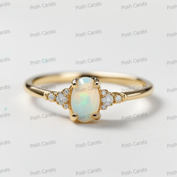Ethiopian Opal Ring – Handmade Gemstone Jewelry by Posh Carats