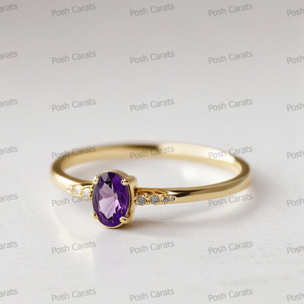 Amethyst Rings - Elegant February Birthstone Jewelry | Posh Carats