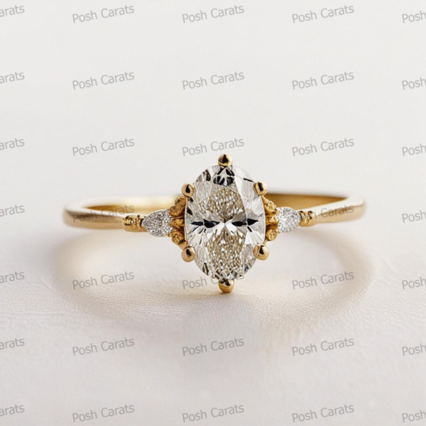 Moissanite Engagement Ring - Ethical Luxury Cut